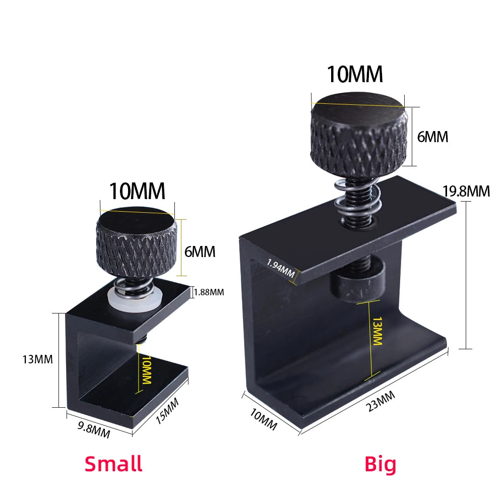 Ender 3 v2 Aluminum Adjustable Bed Glass Heatbed Clip 3D Clamp Bed