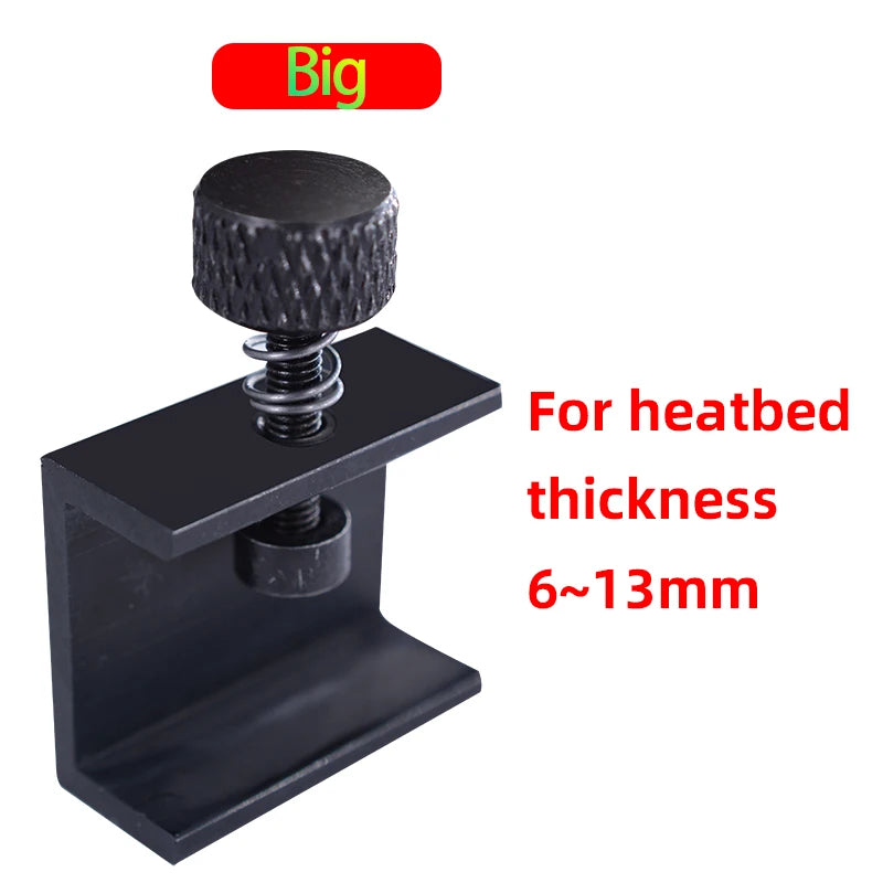 Ender 3 v2 Aluminum Adjustable Bed Glass Heatbed Clip 3D Clamp Bed