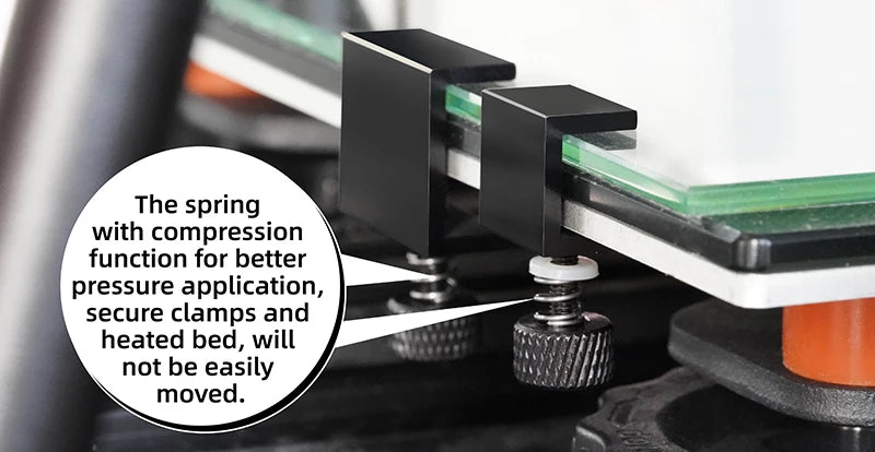 Ender 3 v2 Aluminum Adjustable Bed Glass Heatbed Clip 3D Clamp Bed