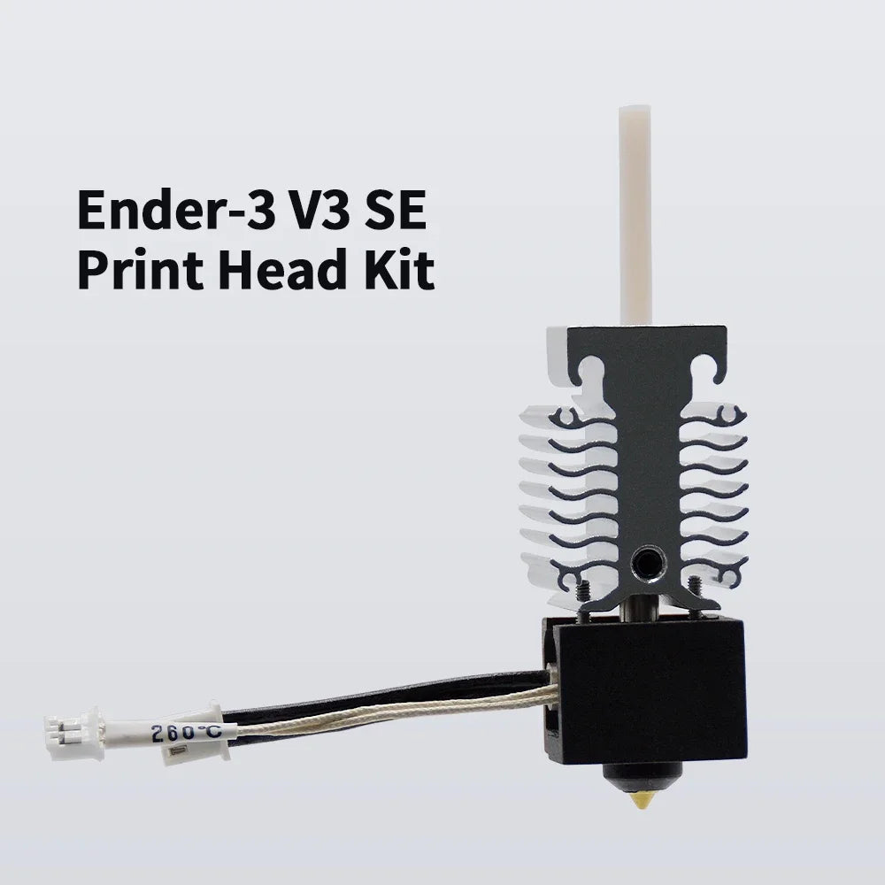 Ender 3 V3 SE All Metal 3d Printer Hot End Bimetal Heated Block Copper Nozzle Extruder Kit