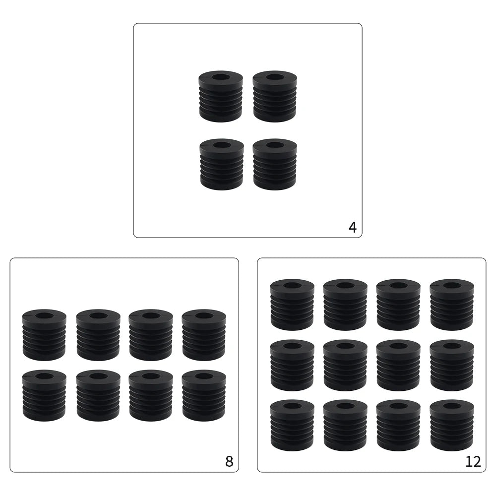 Anti Vibration, Anti-slip, Anti-Shock, Dust-proof Rubber Foot Pad For Bambulabs X1/X1C
