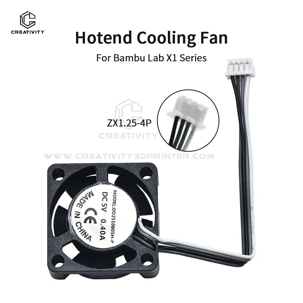 Bambulabs P1P/P1S/X1/X1C 3 Hot End Axial Fan