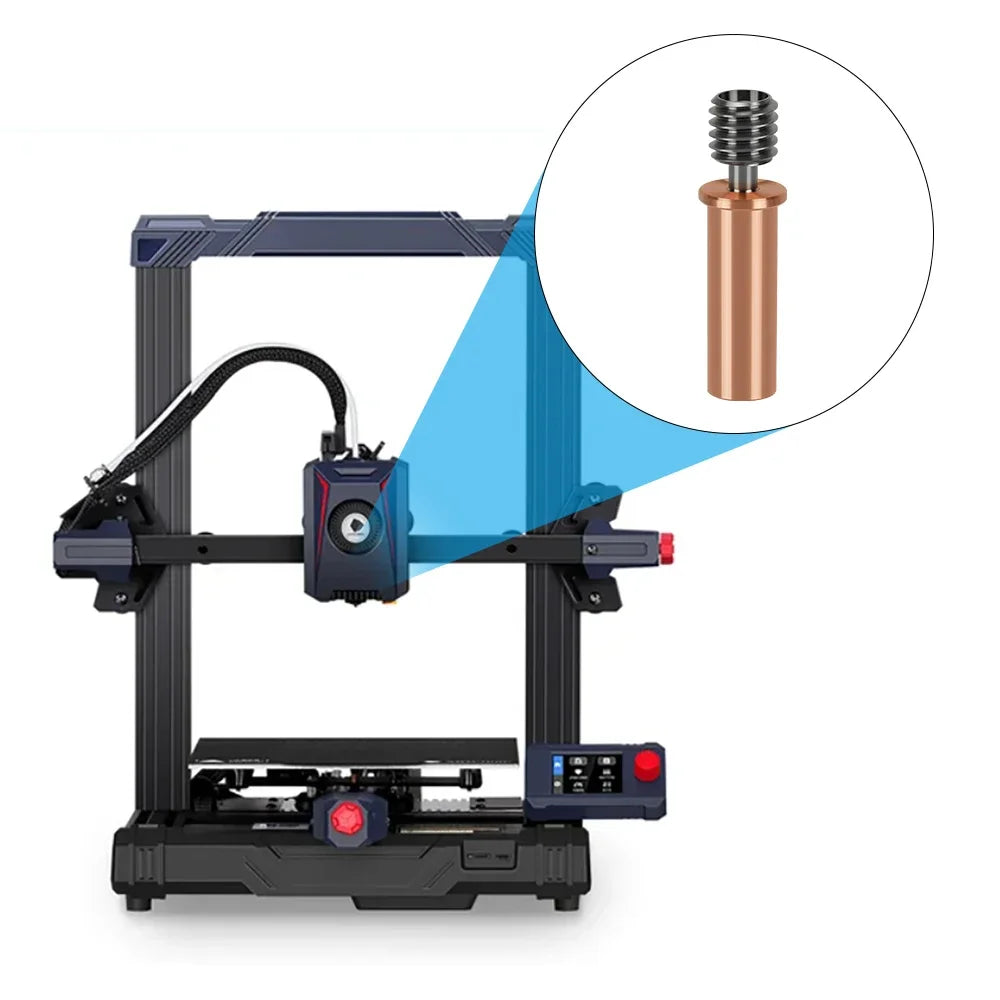 Bimetal Copper-Titanium Heatbreak Throat Upgrade for ANYCUBIC Kobra 2 Neo, Pro, Max & Plus Hotends