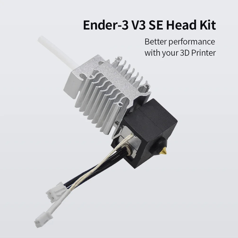 Ender 3 V3 SE All Metal 3d Printer Hot End Bimetal Heated Block Copper Nozzle Extruder Kit