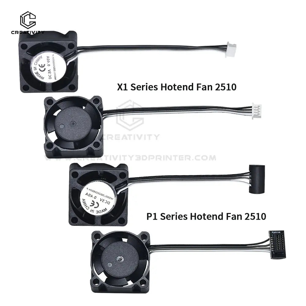 Bambulabs P1P/P1S/X1/X1C 3 Hot End Axial Fan