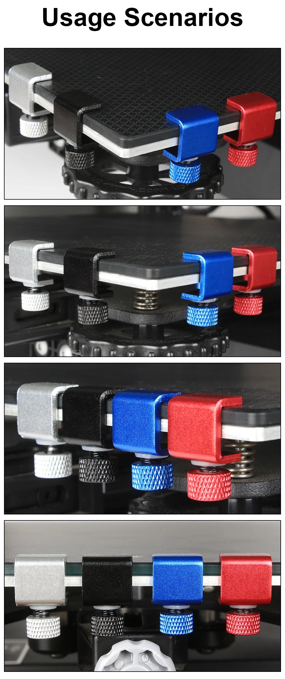 3DSWAY Platform Clamp For Ultimaker UM Hotbed 4pcs/8pcs