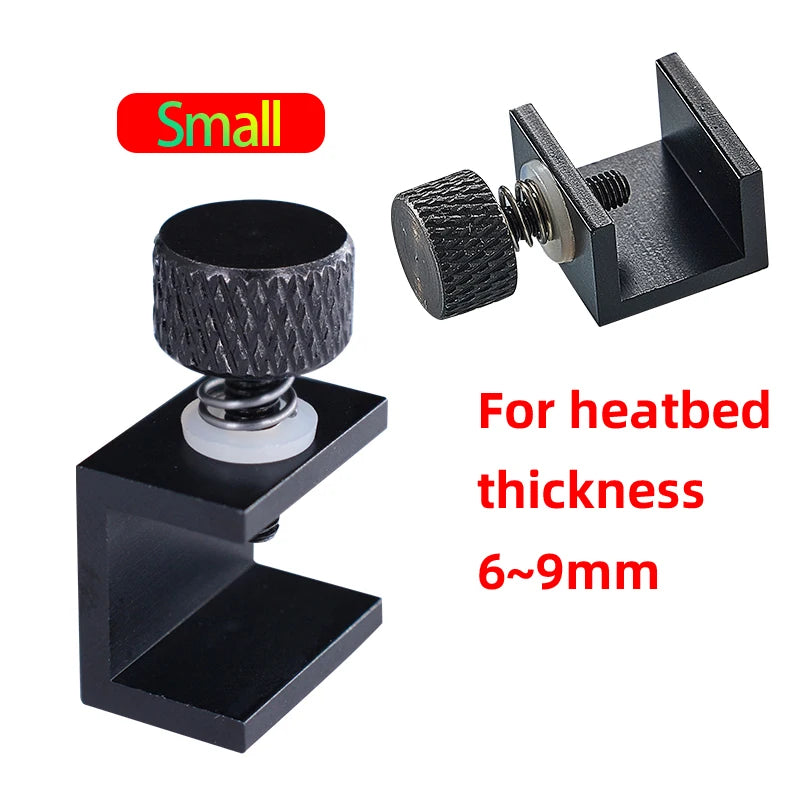 Ender 3 v2 Aluminum Adjustable Bed Glass Heatbed Clip 3D Clamp Bed