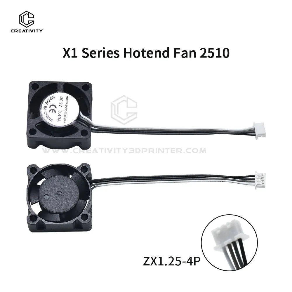 Bambulabs P1P/P1S/X1/X1C 3 Hot End Axial Fan