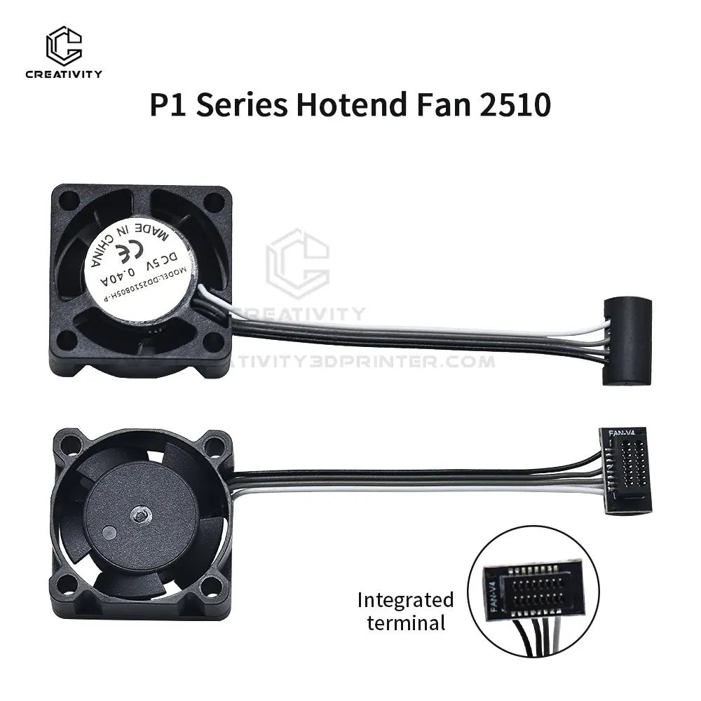 Bambulabs P1P/P1S/X1/X1C 3 Hot End Axial Fan