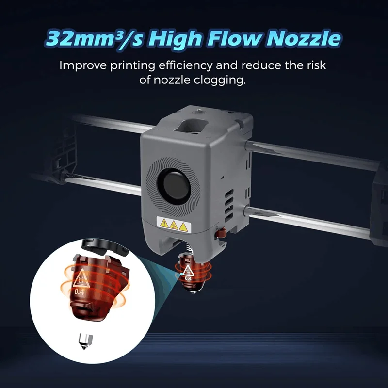 Flashforge Adventurer 5M Series AD5M Pro Nozzle Kit 0.25mm/0.4mm/0.6mm/0.8mm Quick-Detachable Nozzle