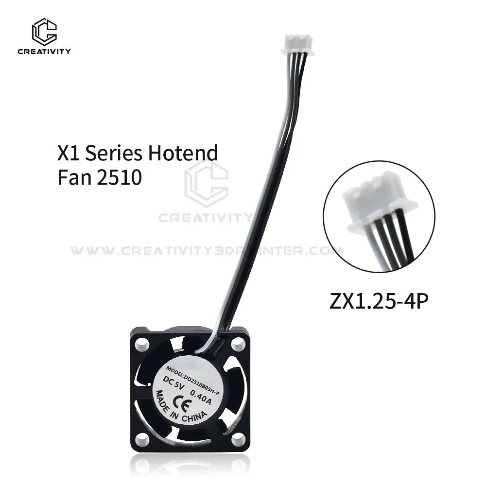 Bambulabs P1P/P1S/X1/X1C 3 Hot End Axial Fan