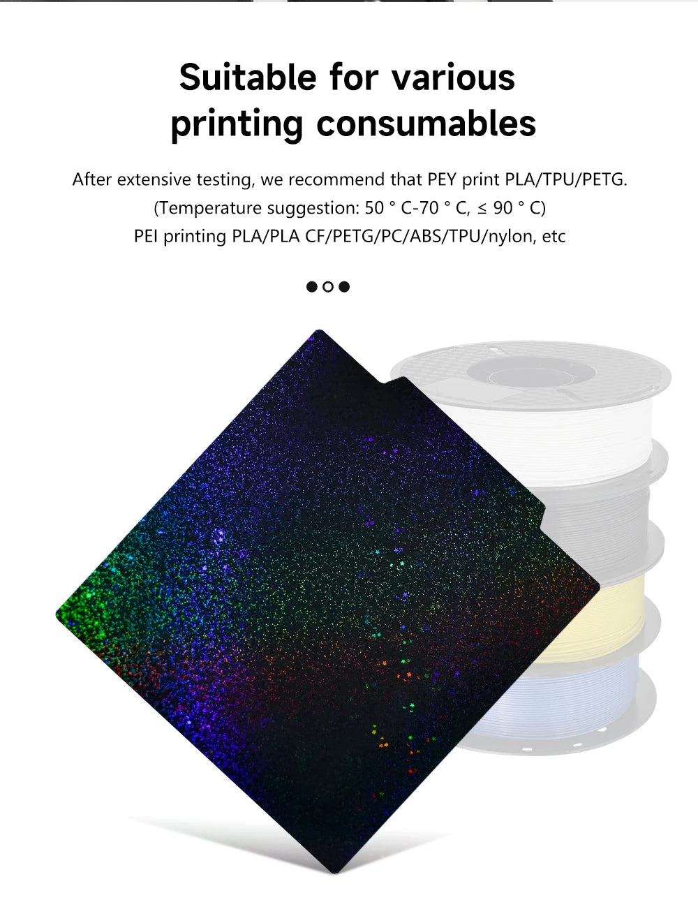 Anycubic Kobra 2 Parts Anycubic Kobra 2 Pro Heat Bed Plate 230x230 Pei Sheet Peo Plate kit