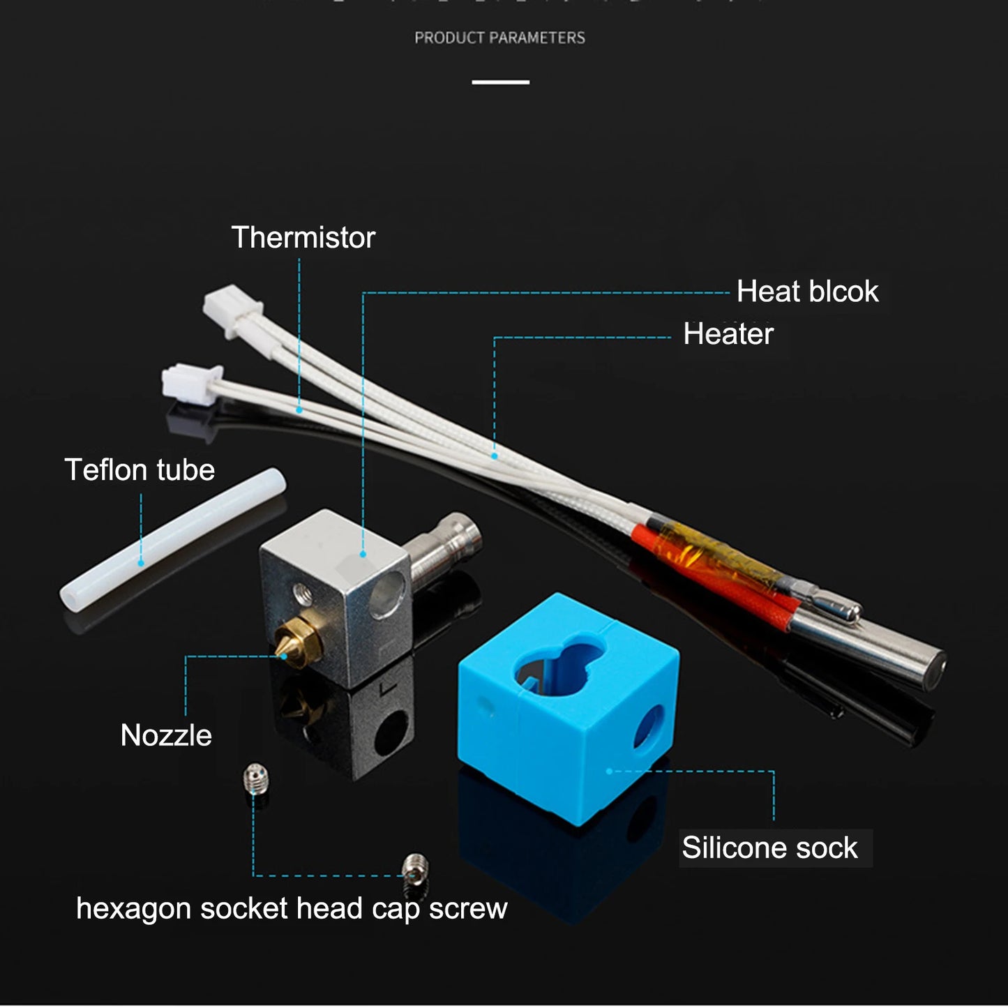 Upgraded Hotend Heated Block For Anycubic printers