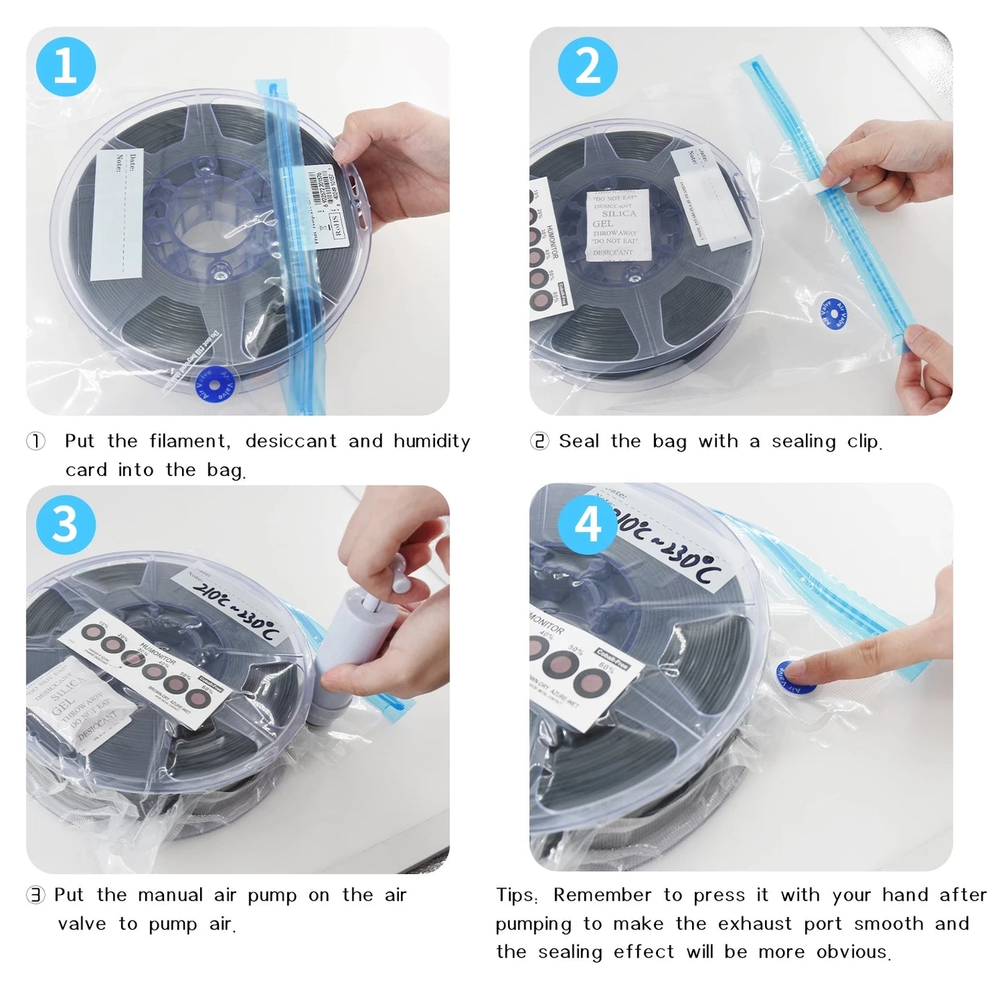 CREALITY 3D Filament Vacuum Bag Storage Bag