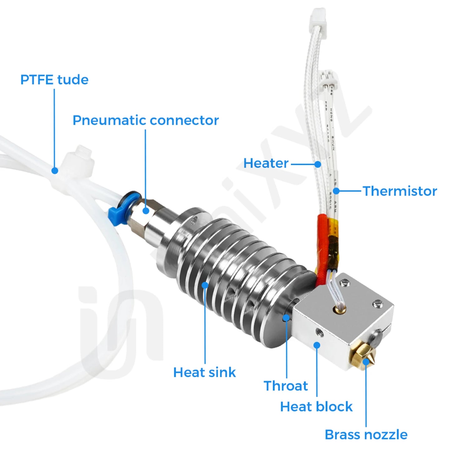 Upgraded Hotend Heated Block For Anycubic printers