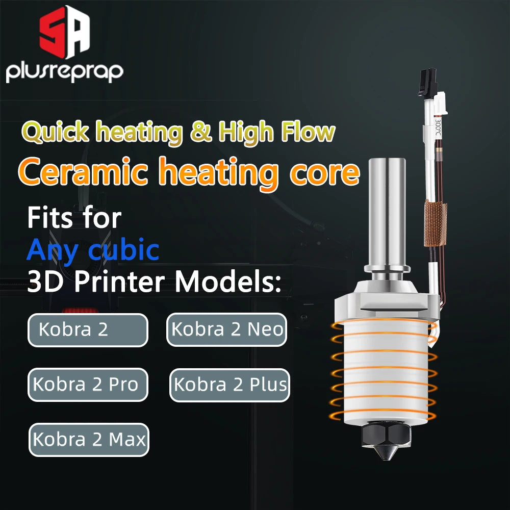 5Aplus High-Flow Ceramic Hotend Kit for ANYCUBIC Kobra 2 Series: