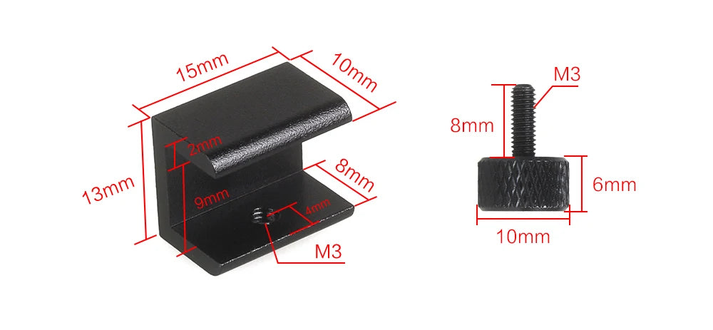 3DSWAY Platform Clamp For Ultimaker UM Hotbed 4pcs/8pcs