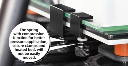 Ender 3 v2 Aluminum Adjustable Bed Glass Heatbed Clip 3D Clamp Bed