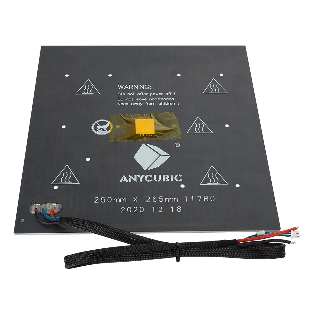 ANYCUBIC Hot Sheet for 3D Printers – Compatible with Vyper, Kobra, Kobra Plus, and Kobra 2 Max