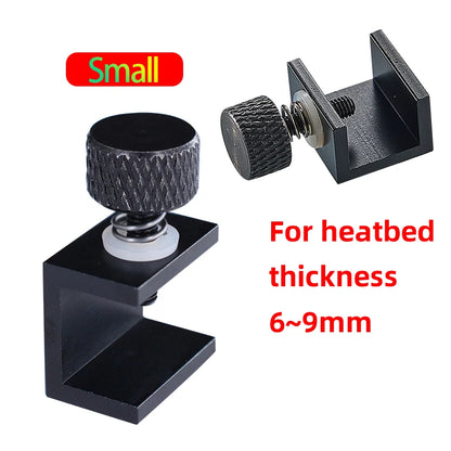 Ender 3 v2 Aluminum Adjustable Bed Glass Heatbed Clip 3D Clamp Bed