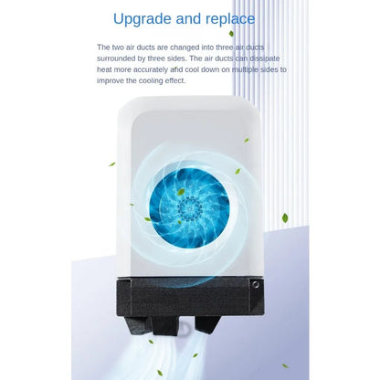 Upgraded Nylon Magnetic Printing Cooling Fan Duct for Bamboo P1P X1 Extrusion Head