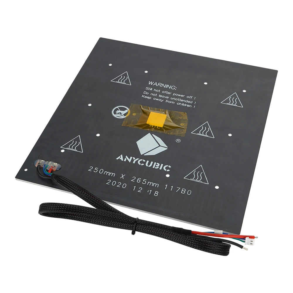 ANYCUBIC Hot Sheet for 3D Printers – Compatible with Vyper, Kobra, Kobra Plus, and Kobra 2 Max