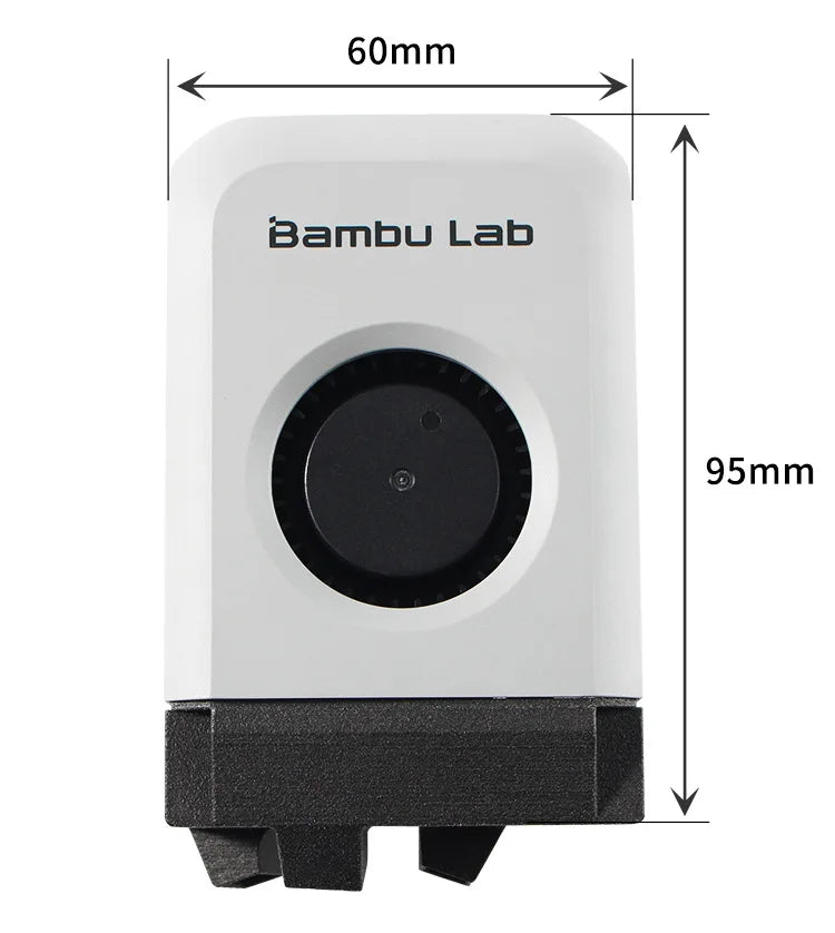Upgraded Nylon Magnetic Printing Cooling Fan Duct for Bamboo P1P X1 Extrusion Head